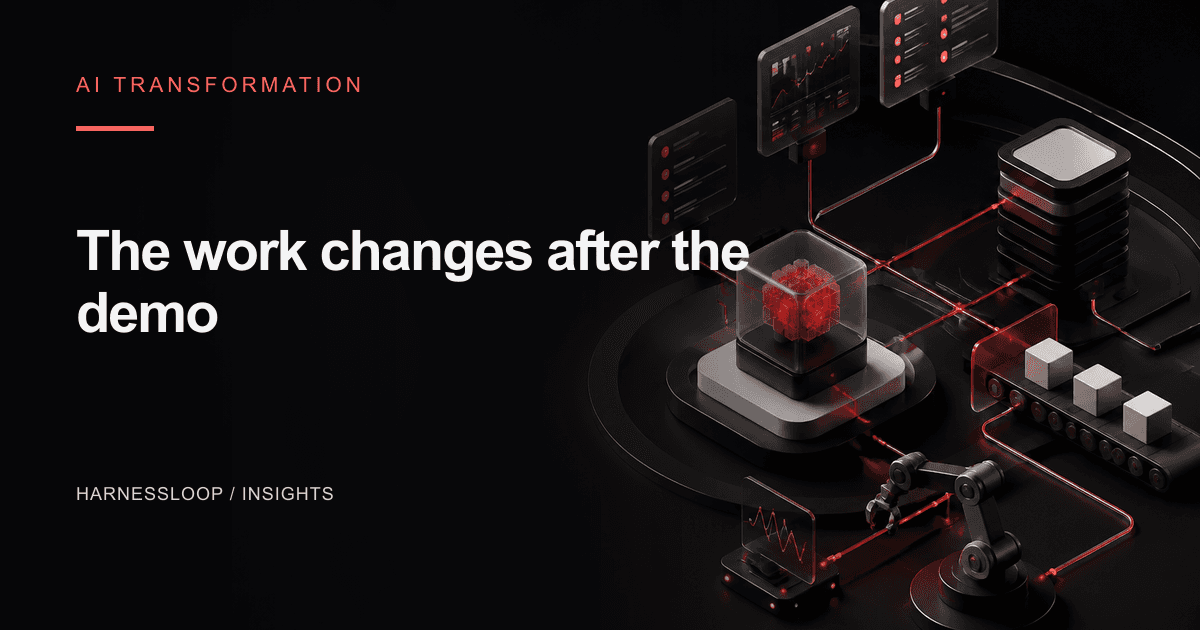 From AI PoC to production: where transformation begins